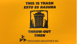 Trash Sticker
